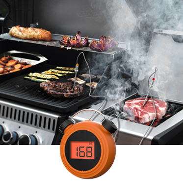 Handige draadloze bluetooth vlees thermometer met app - EasyBBQ