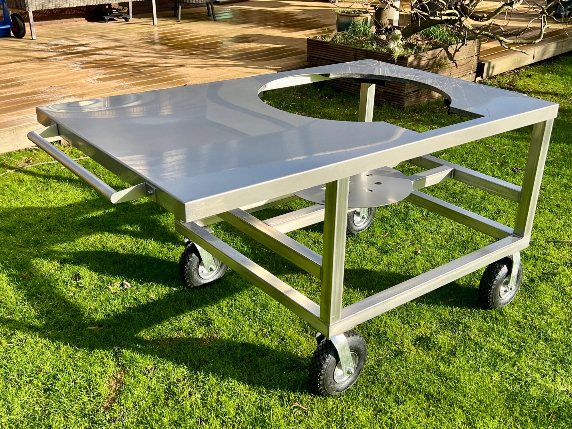 verrijdbare bbq tafel